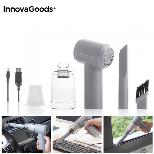 InnovaGoods Mini Wireless Rechargeable Hand-held Vacuum Cleaner