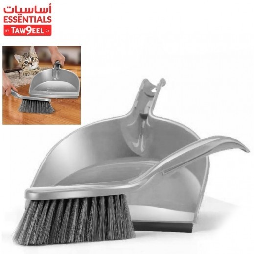 Mini Plastic Dustpan Set - Essentials By Taw9eel - delivered by Taw9eel Fast