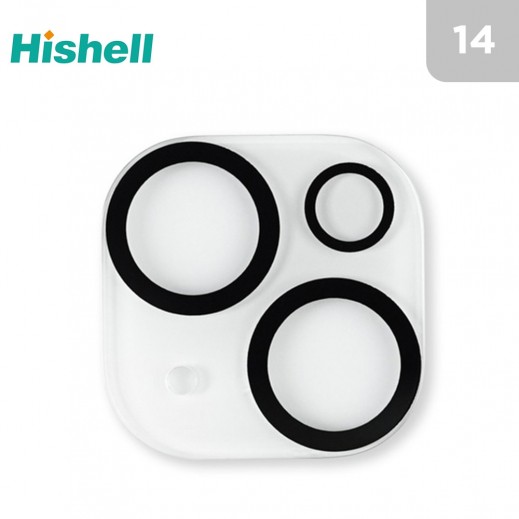 Hishell Camera Lens Protector for iPhone 14 - Black 