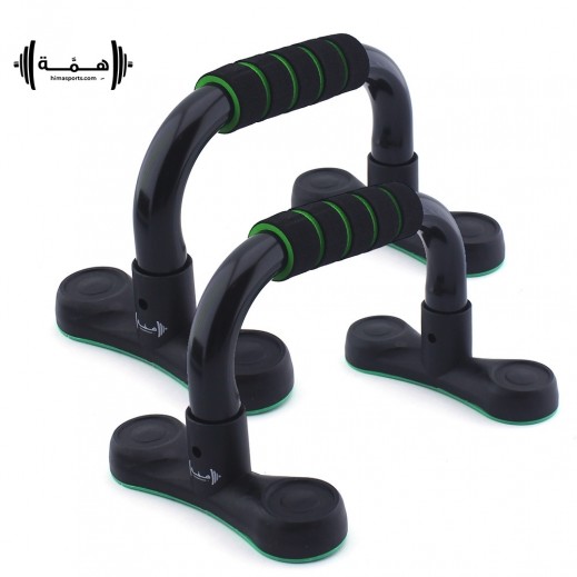 Hima Fitness Push-Up Stands Bar - Black - delivered by Taw9eel Fast