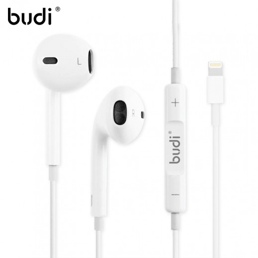 Earpods with Lightning Connector By Budi  - delivered by Taw9eel Fast