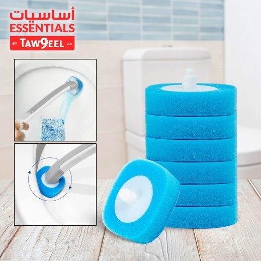 Toilet Sponge 7 Pieces - Essentials by Taw9eel - delivered by Taw9eel Fast