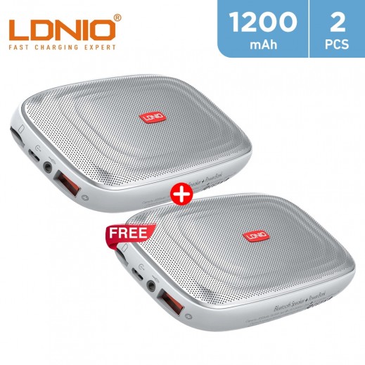 Ldnio 5000mAh Powerbank & Bluetooth Speaker 1 + 1 Free - delivered by Taw9eel Fast