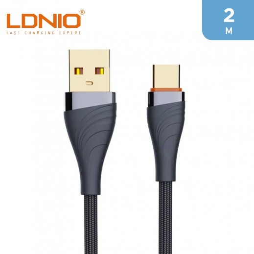 Ldnio 30W USB to Type-C Braided Charging Cable 2 m - delivered by Taw9eel Fast