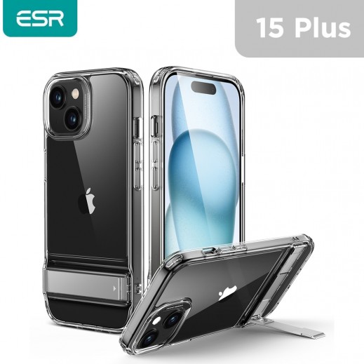 ESR Boost Kickstand Case For iPhone 15 Plus - Clear