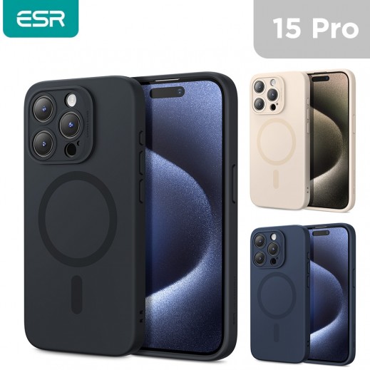 ESR Cloud Soft Case (HaloLock) Magsafe For iPhone 15 Pro 