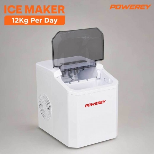 Ice Maker 12kg By Powerey - delivered by Taw9eel Fast