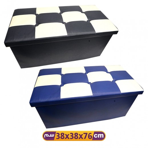 Foldable Storage Box Large 38 × 38 × 76cm - Essentials By Taw9eel