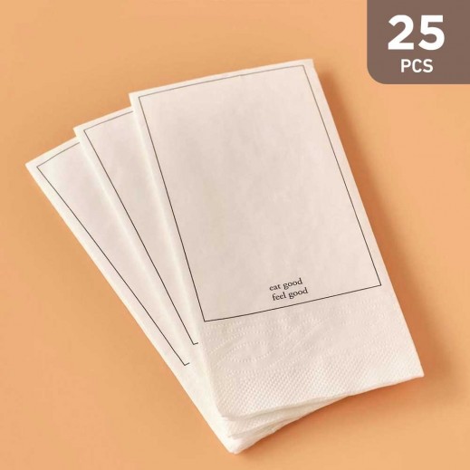 Bella Maison Delicious Napkin 33 x 33 cm - 25 Pieces - delivered by Taw9eel Fast