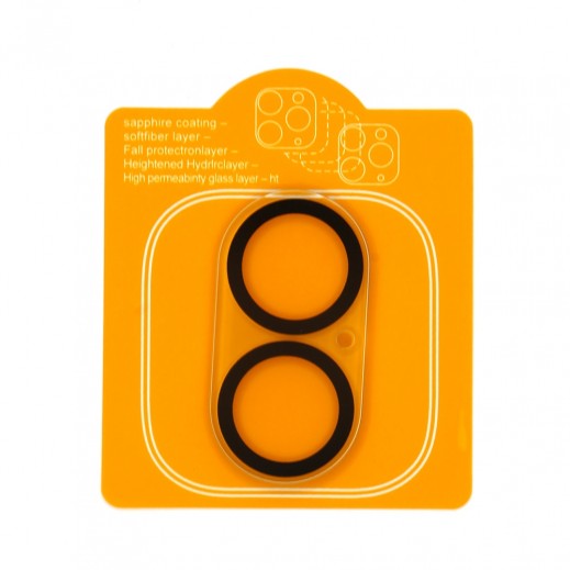 Camera Lens Protector For Iphone 16 By Powerey - Black - delivered by Taw9eel Fast