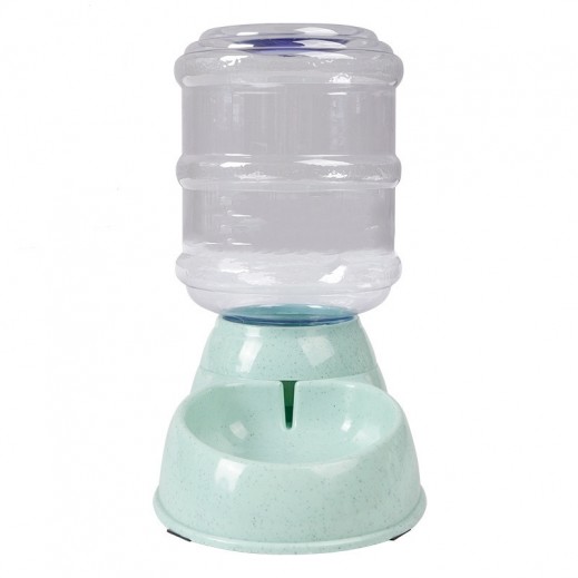 Gravity Pet Water Feeder Light Green 3500 ml - 32 × 17.5 × 31 cm - delivered by Taw9eel Fast