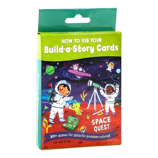 Build a Story Cards - Space Quest with 30 Games 3-10 Years - delivered by Taw9eel Fast