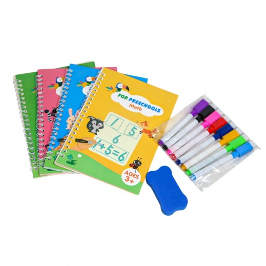 Calligraphy Practice Book With Pen Set - 6 Pieces - delivered by Taw9eel Fast