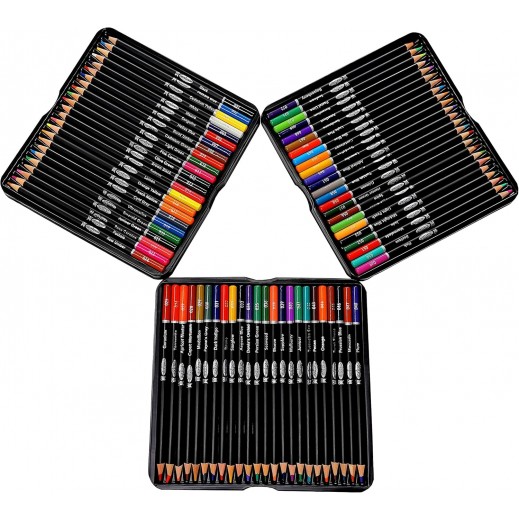 72 Colored Pencils Box Set - delivered by Taw9eel Fast