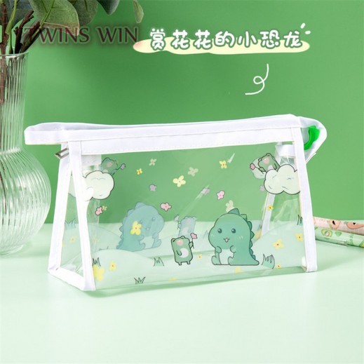 Little Dinosaur Transparent PVC Stationery Pouch