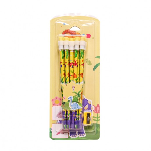 HB Card Lead Pencils Stationery Kit 15 PCS - Yellow