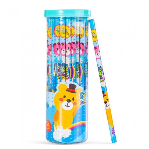 HB Pencil 50 Pcs - Blue - delivered by Taw9eel Fast
