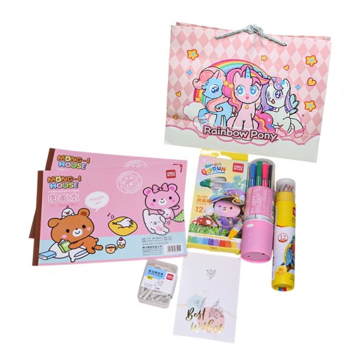 Stationery Set Kindergarten Graduation - Pink - delivered by Taw9eel Fast