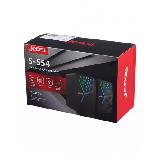 Jahdiel Computer Peripherals Buy Jedel Lightning LED Computer Speaker | توصيل Taw9eel.com