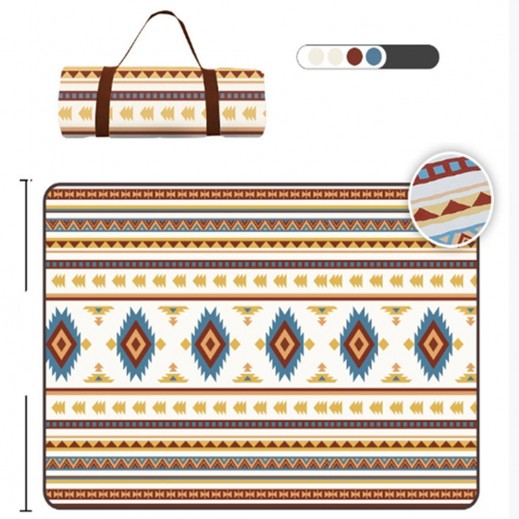 Kashta Foldable Picnic Blanket - 150 x 200 cm - delivered by Taw9eel Fast