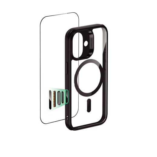 Classic Hybrid Magnetic Clear Black Case Compatible with iPhone 17 By ESR - delivered by Taw9eel Fast