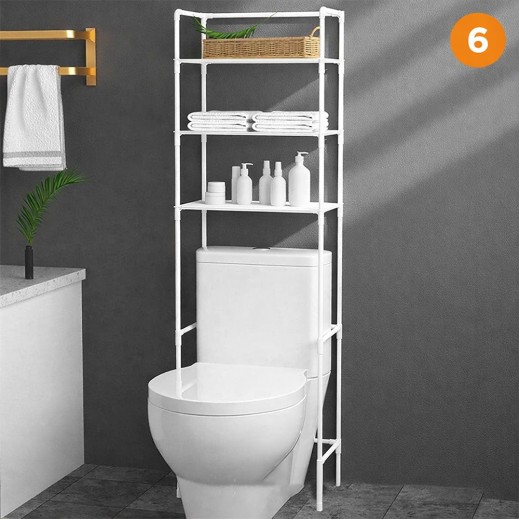 Bathroom Overhead Organizer Rack