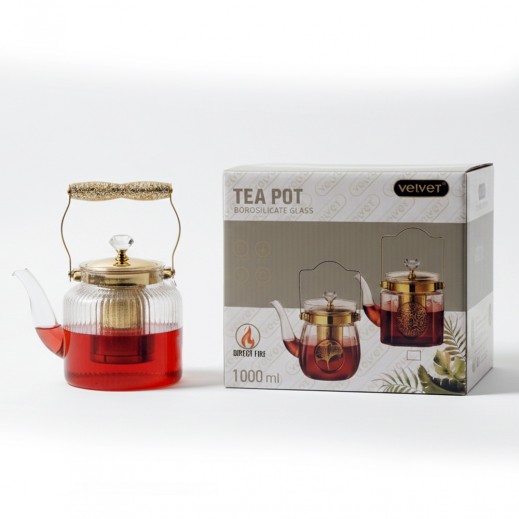 Glass Cooking Teapot 1L