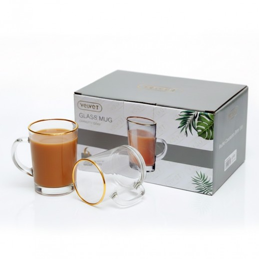 Set of 6 Tea Cups 120ml