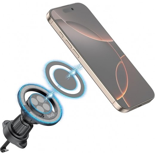 2-in-1 Magnetic Car Mount By Budi  - delivered by Taw9eel Fast