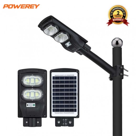 Powerey Solar LED Street Light 100W - delivered by Taw9eel Fast