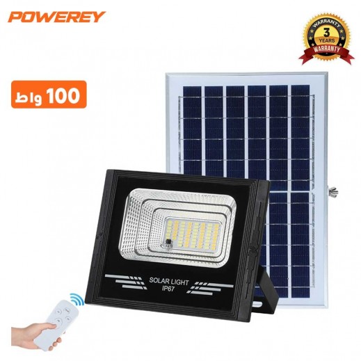 Powerey Solar LED Flood Light 100W