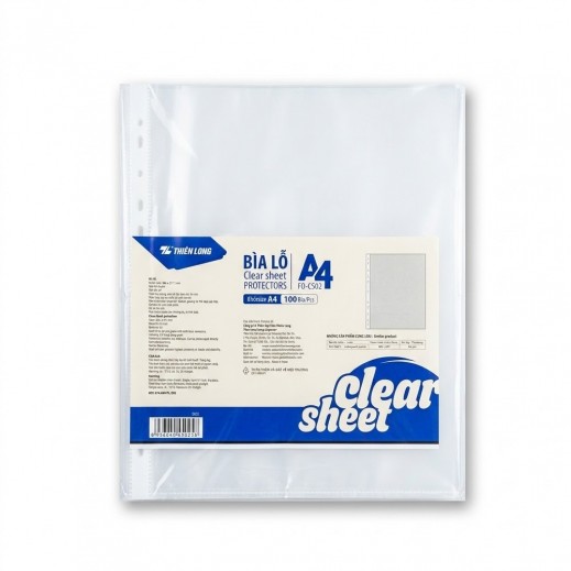 Flexoffice Sheet Protectors Clear 100 Sheets