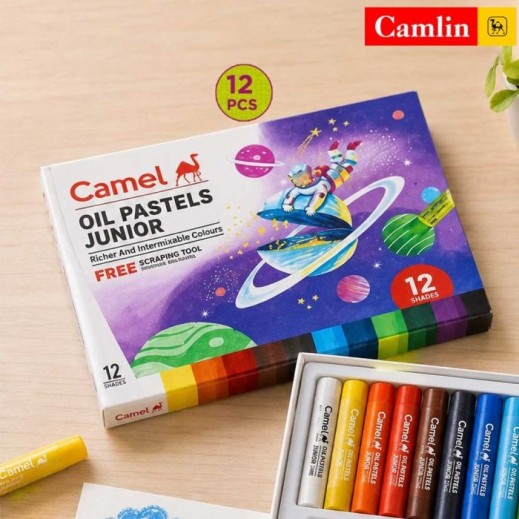 Sot of 12 Oil Pastels Junior Colors by Camel