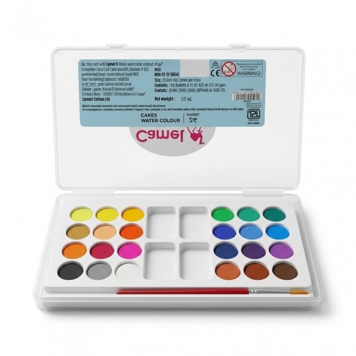 Water Colour Cakes 24 Colors by Camel