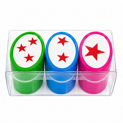 Star Stamp Assorted 3 Pieces