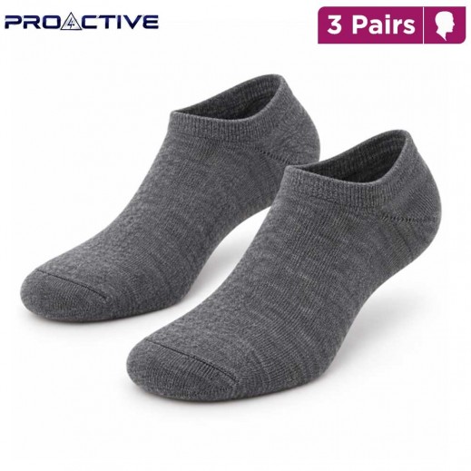 ProActive Men's Bamboo No Show Socks 3 Pairs 