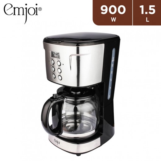 Emjoi 900W Smart Coffee Maker with 1.5 L Water Tank