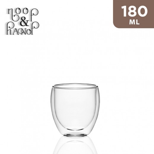 N&H Double wall Glass Cup 180 ml 1 Piece