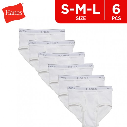Hanes Brief Underwear For Boys - 6 Pieces