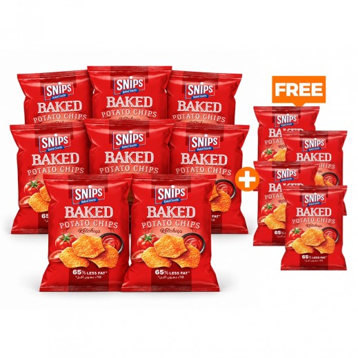Snips Ketchup Potato Chips 42g 8 + 4 Free