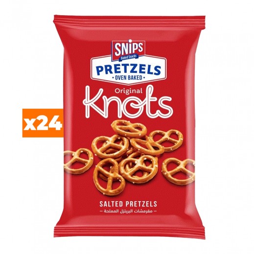 Snips Salted Pretzel Knots 24 × 30g