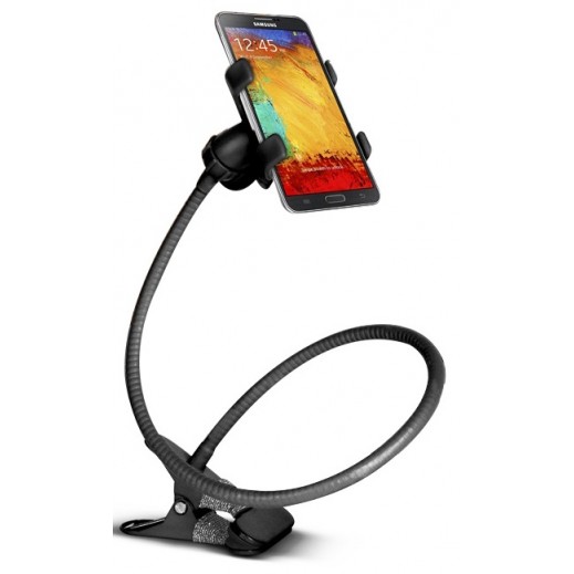 Universal Flexible Long Arm Mobile Phone HolderBlack توصيل