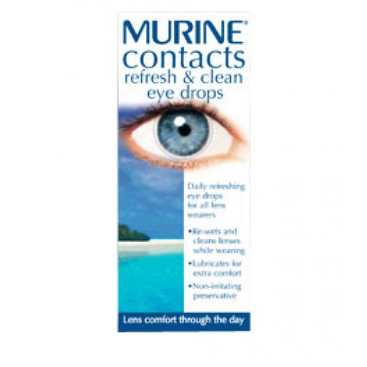 Murine Contacts Refresh N Clean Eye Drops توصيل