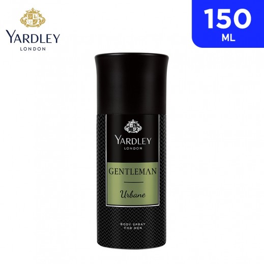 Yardley Men Gentleman Urbane Body Spray - 150 ml - delivered by Taw9eel Fast