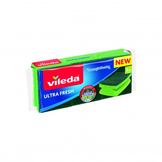 Vileda Sponge Ultra Fresh 3 piece