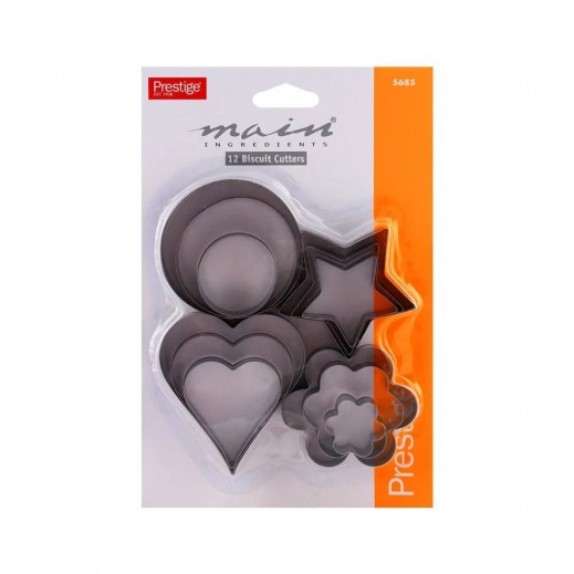 Prestige Assorted Biscuit Cutter 12 Pieces GD5685 