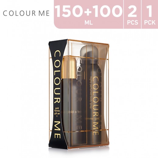 Colour Me Femme Gold For Her Body Spray 150 ml + 100 ml