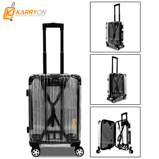 Karry-On Aviation Tsa Transparent Pc Hardshell Luggage - delivered by Al Saffar International within 24 hours