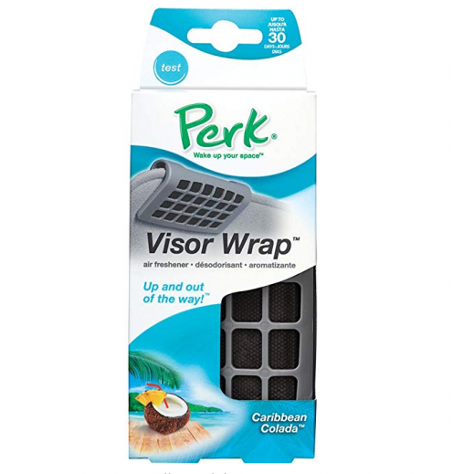 Perk visor Wrap Car Freshener - Golden Caribbean Colada