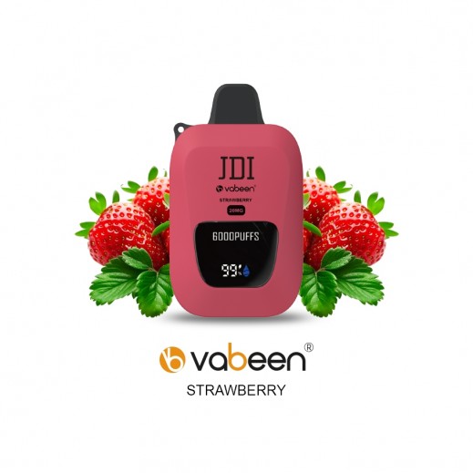 JDI Vabeen Strawberry 6000 Puffs Vape 20 Mg